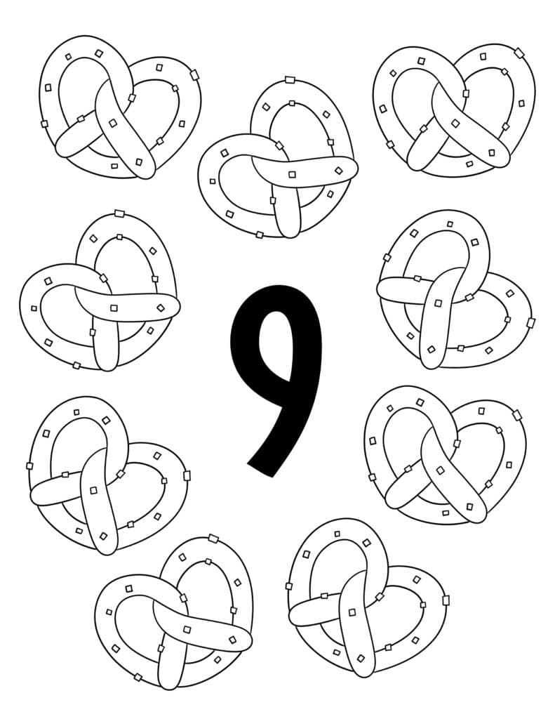 Free number worksheets for preschool â the hollydog blog