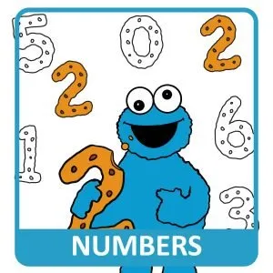 Numbers coloring pages