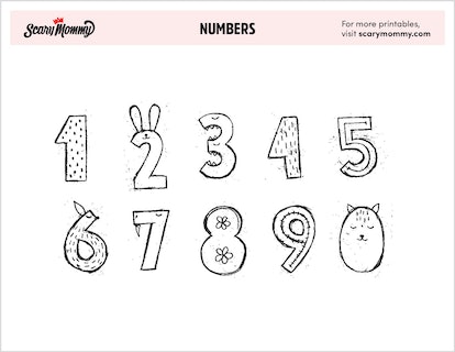You can count on these number coloring pages for some serious fun
