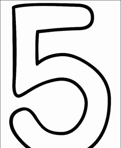 Numbers coloring pages