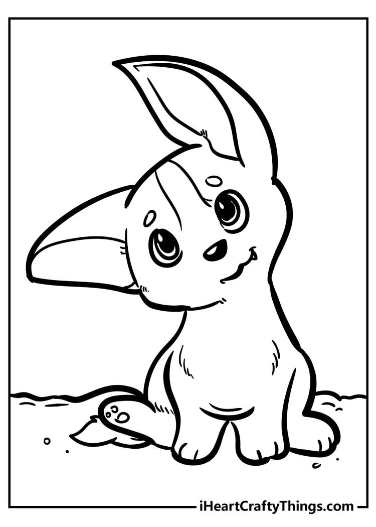 Puppy coloring pages free printables