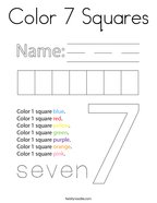 Number coloring pages