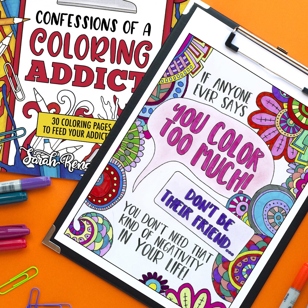 Confessions of a coloring addict