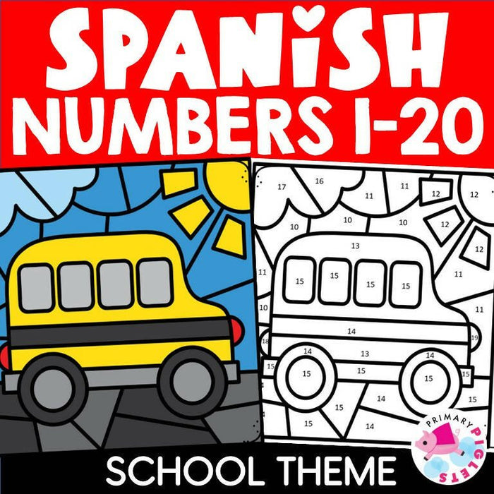 Spanish back to school color by number back to school color by code mo â bilingual marketplace