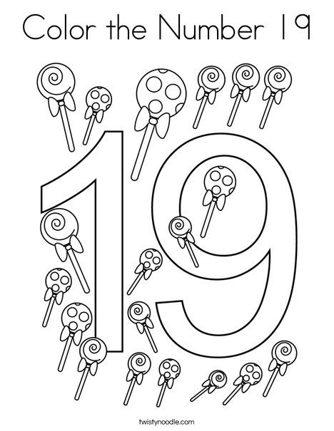 Color the number coloring page numbers preschool number free preschool worksheets