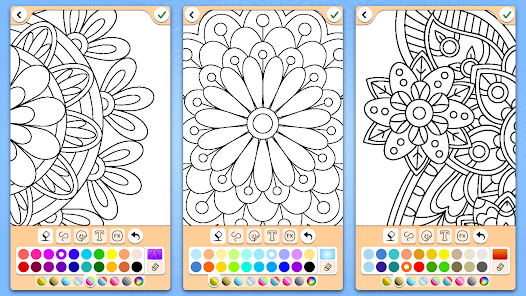 Mandala coloring pages