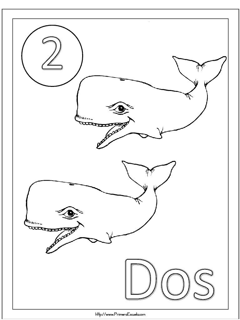 Fichas y nãºmeros del al para repasar y colorear nãºmeros preescolar dibujos para pintar faciles escritura preescolar