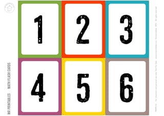 Tarjetas numeros