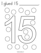 Number coloring pages