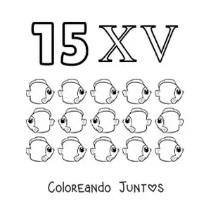 Dibujos de los nãºmeros romanos para colorear gratis coloreando juntos