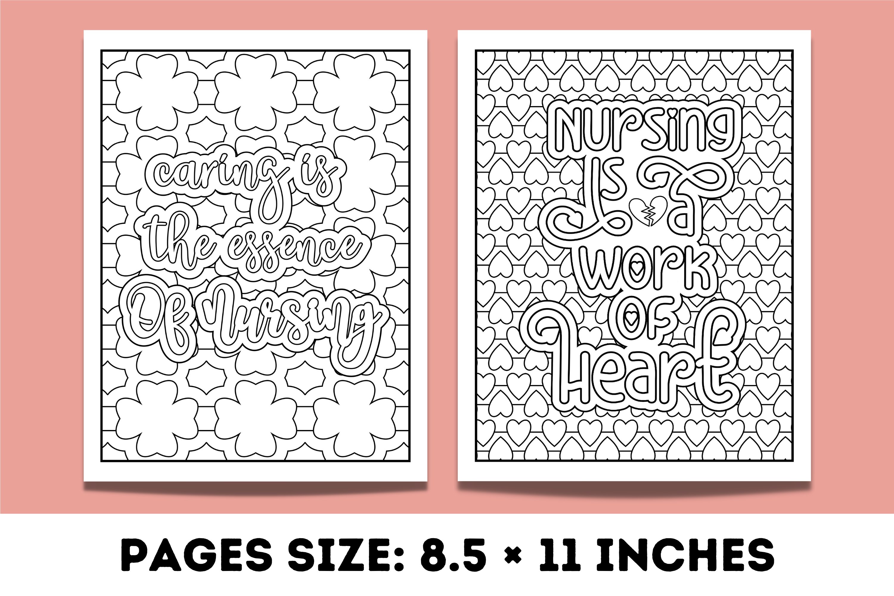 Nurse quotes coloring pages for adults