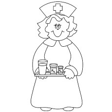 Top free printable nurse coloring pages online