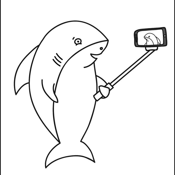 Shark coloring pages â cute sharks to color