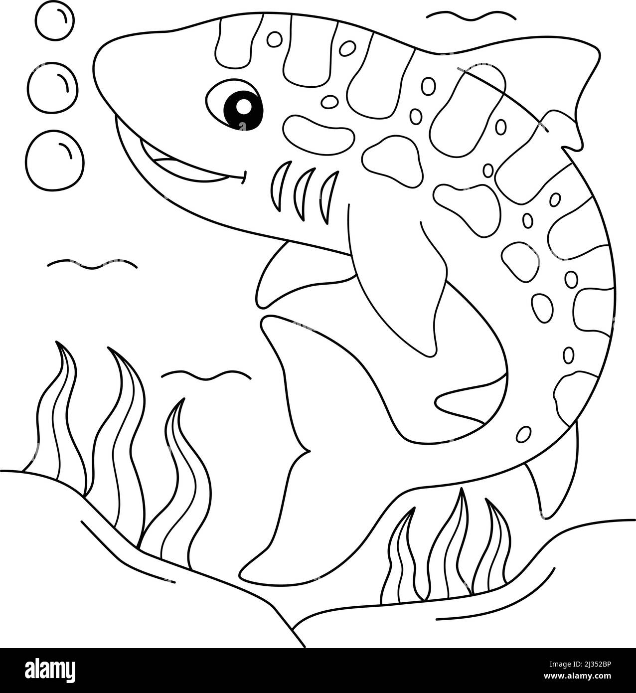 Shark drawing cut out stock images pictures