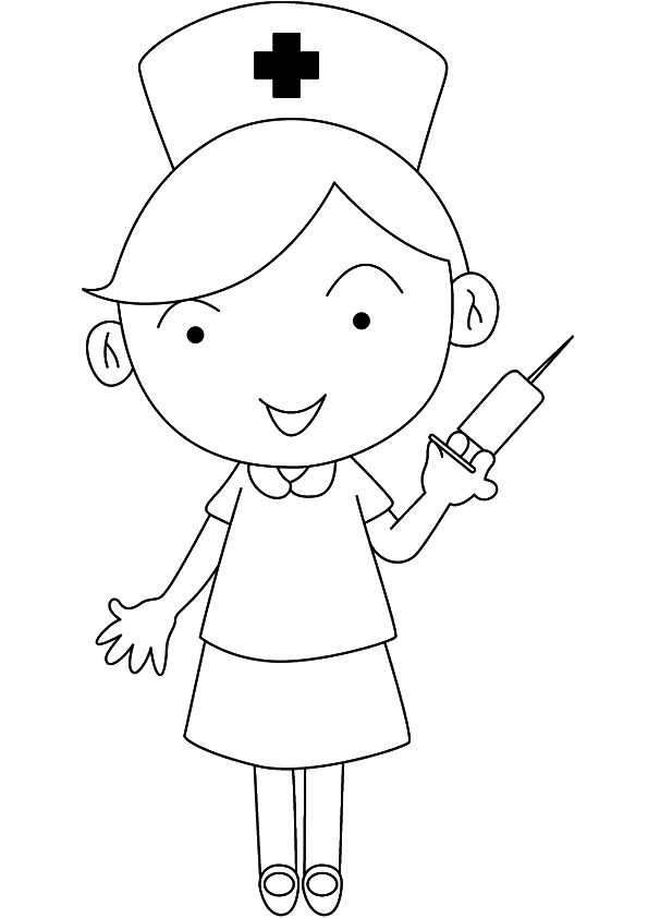 Top nurse coloring pages for your little ones nurse cartoon coloring pages coloring books