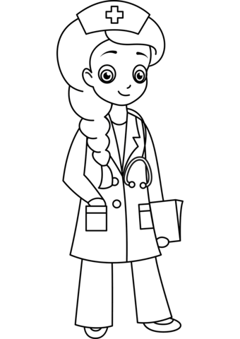 Nurse printable template free printable papercraft templates