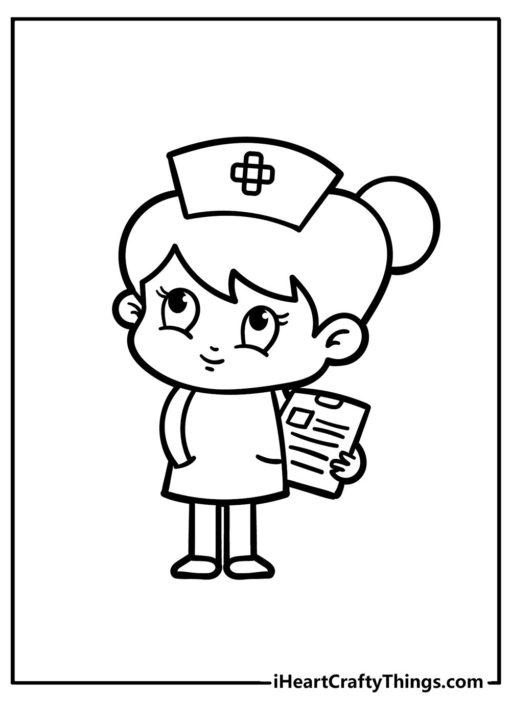 Nurse coloring pages free printables