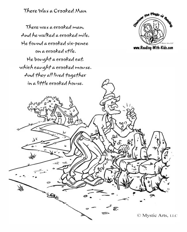 Nursery rhymes coloring pages