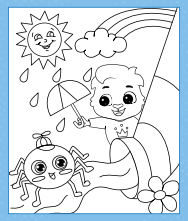 Famous nursery rhymes coloring pages for kids free printables