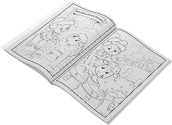 Crayola nursery rhymes coloring book with stickers coloring pages gift for kids ages toys games