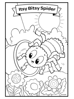 Nursery rhymes free coloring pages