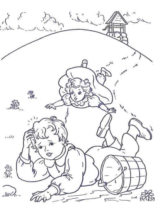 Nursery rhymes coloring pages