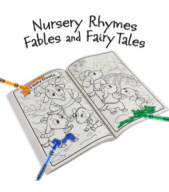 Crayola coloring book nursery rhymes pgs