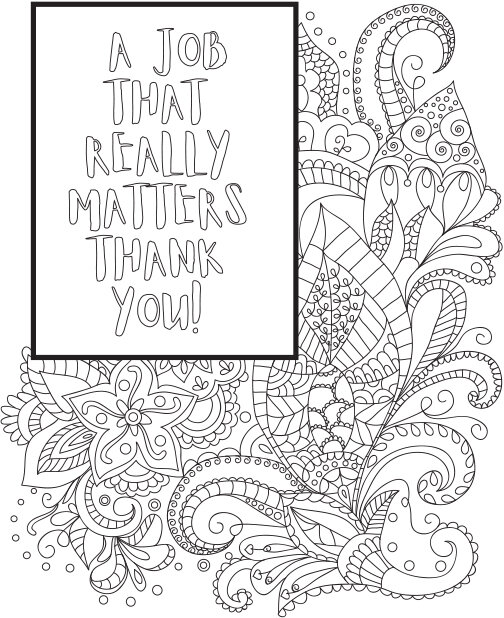 Nurses week coloring pages â senior living media