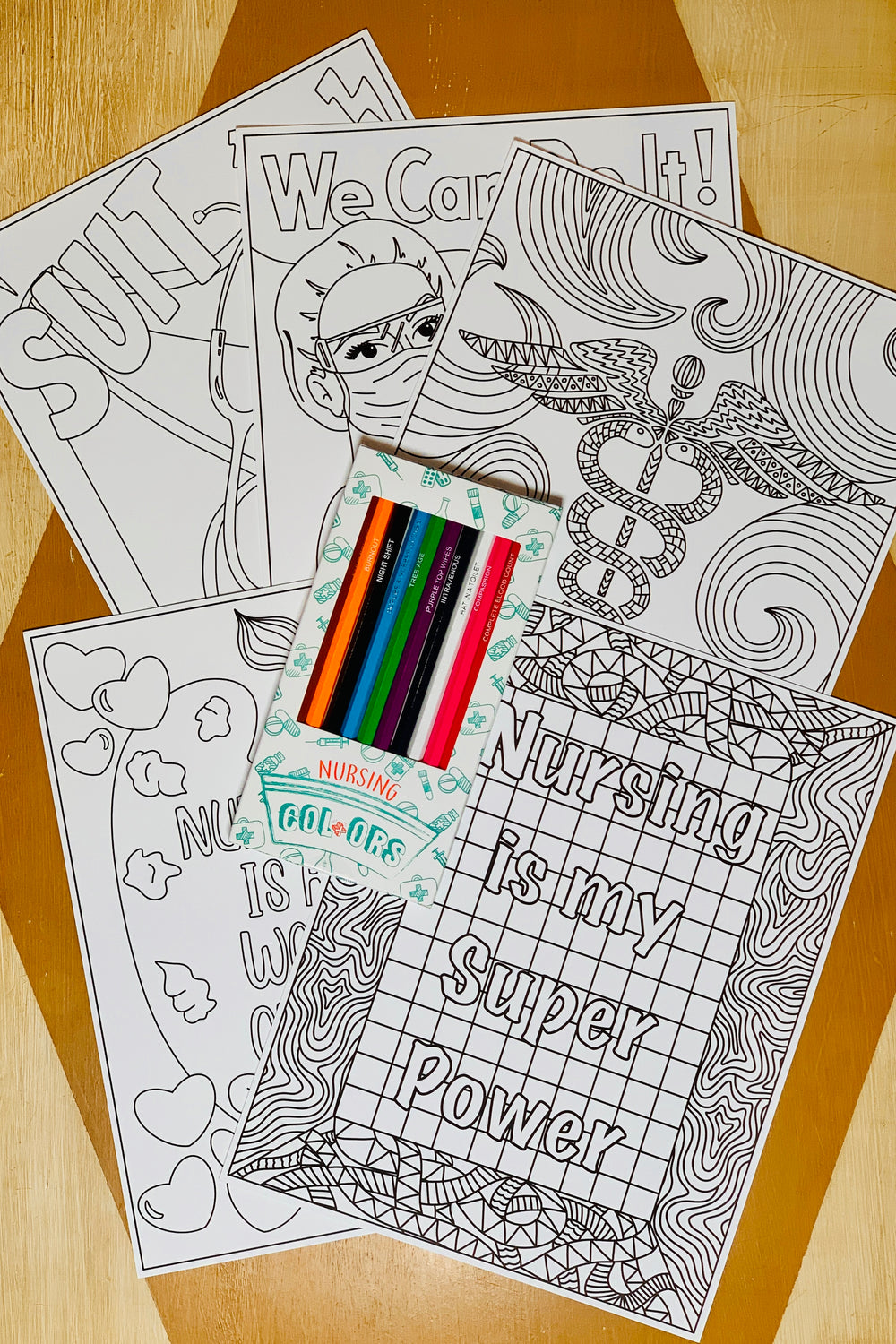 Nursing colors vol coloring gift set â dart boutique