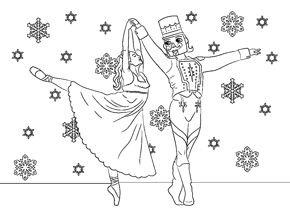 Nutcracker coloring pages printable for free download