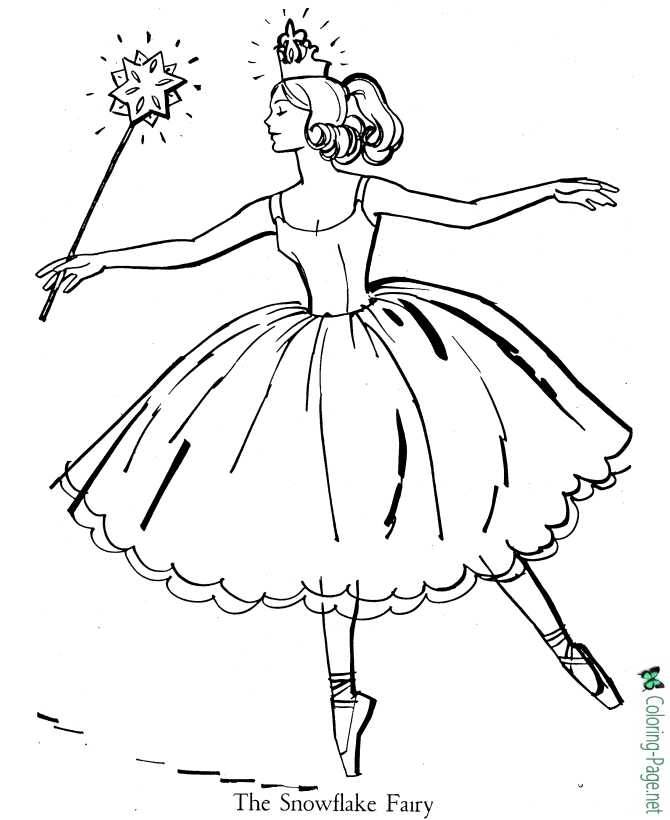 Ballet coloring pages