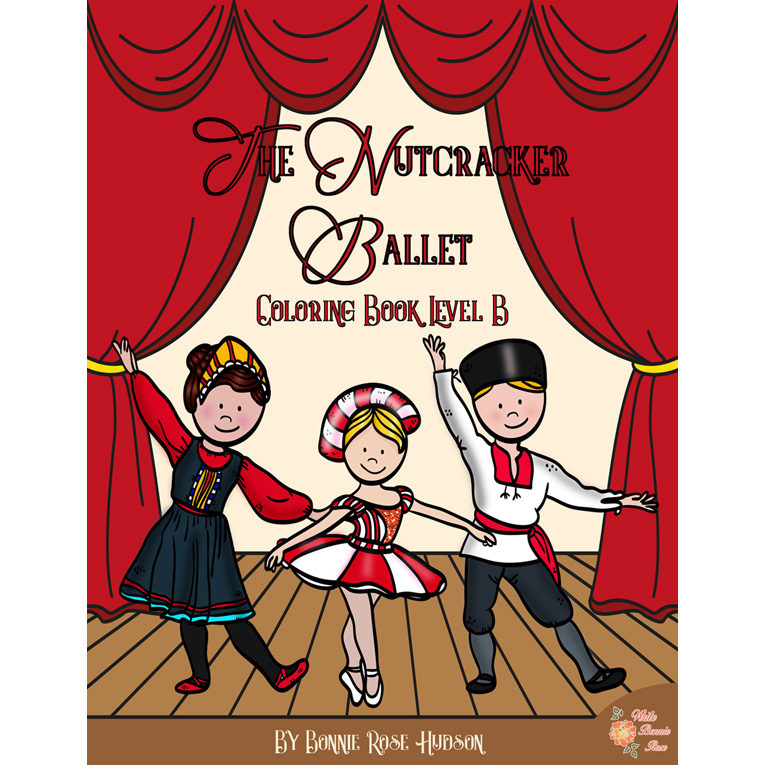 The nutcracker ballet coloring book