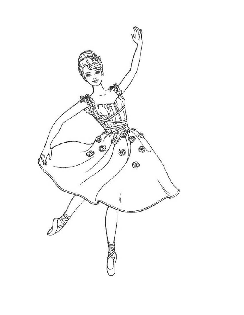 Free printable ballet coloring pages for kids