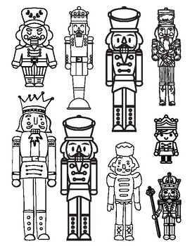 The nutcracker coloring tpt