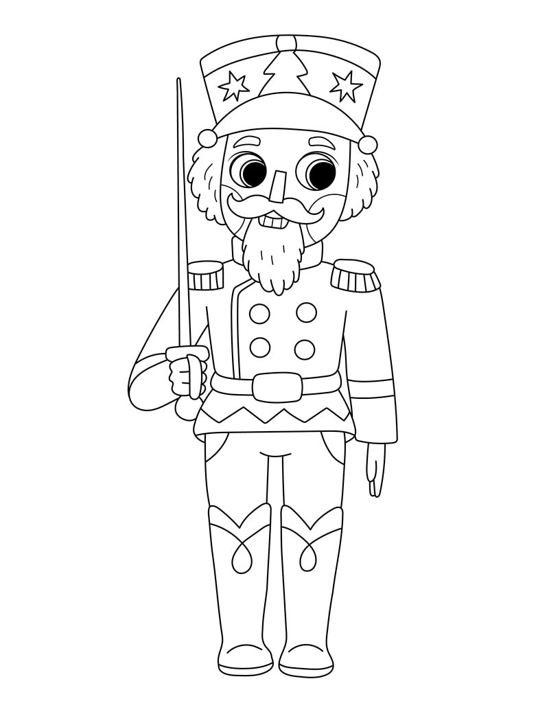 Nutcracker christmas coloring activity book fun activity for kindergarten christmas activity for kids and family instant pdf download download now