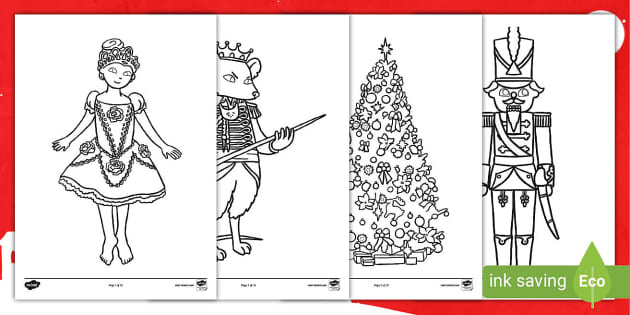 The nutcracker coloring sheets teacher