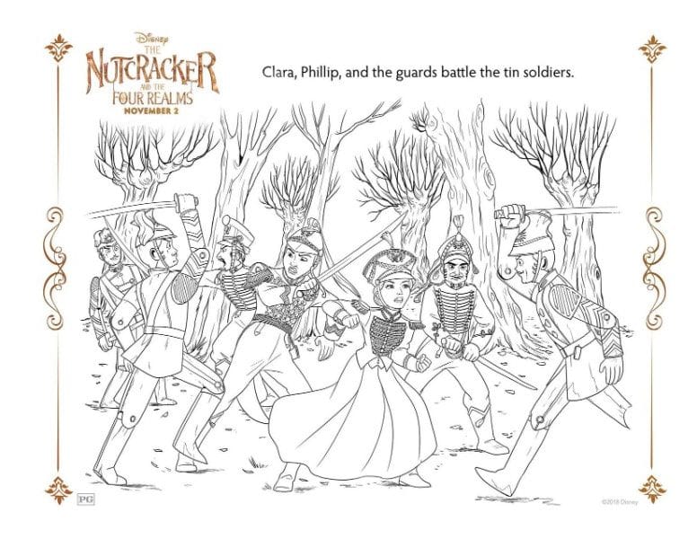 The nutcracker coloring pages and activities