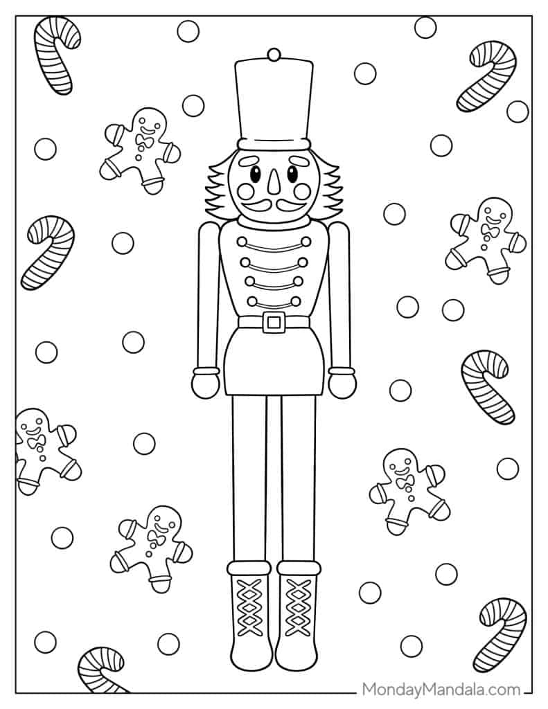 Nutcracker coloring pages free pdf printables