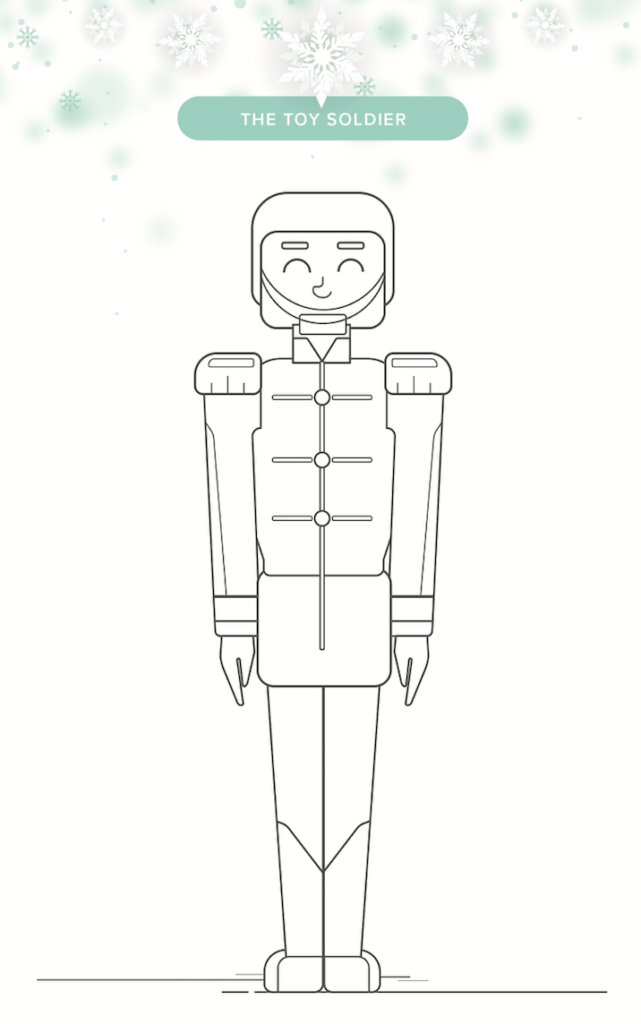 Nutcracker coloring page