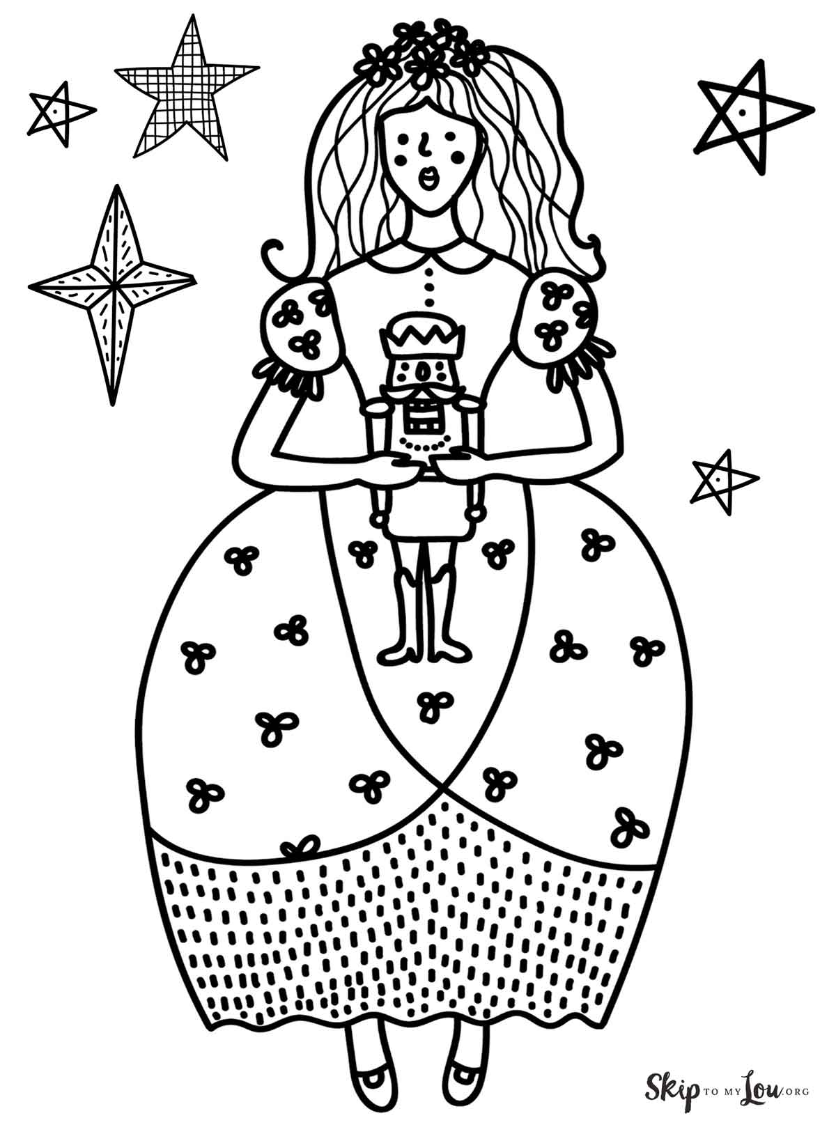 Nutcracker coloring pages skip to my lou