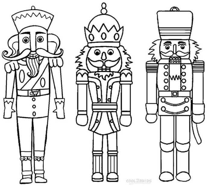 Printable nutcracker coloring pages pdf