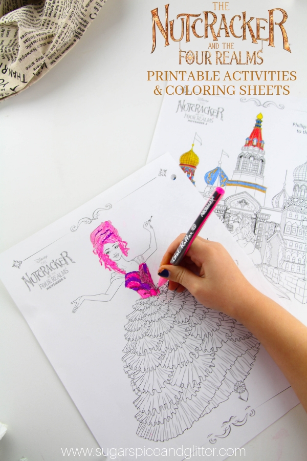Nutcracker coloring sheets and activity pages â sugar spice and glitter