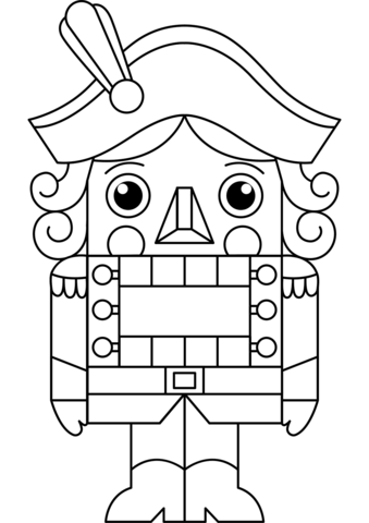 Cartoon nutcracker coloring page free printable coloring pages