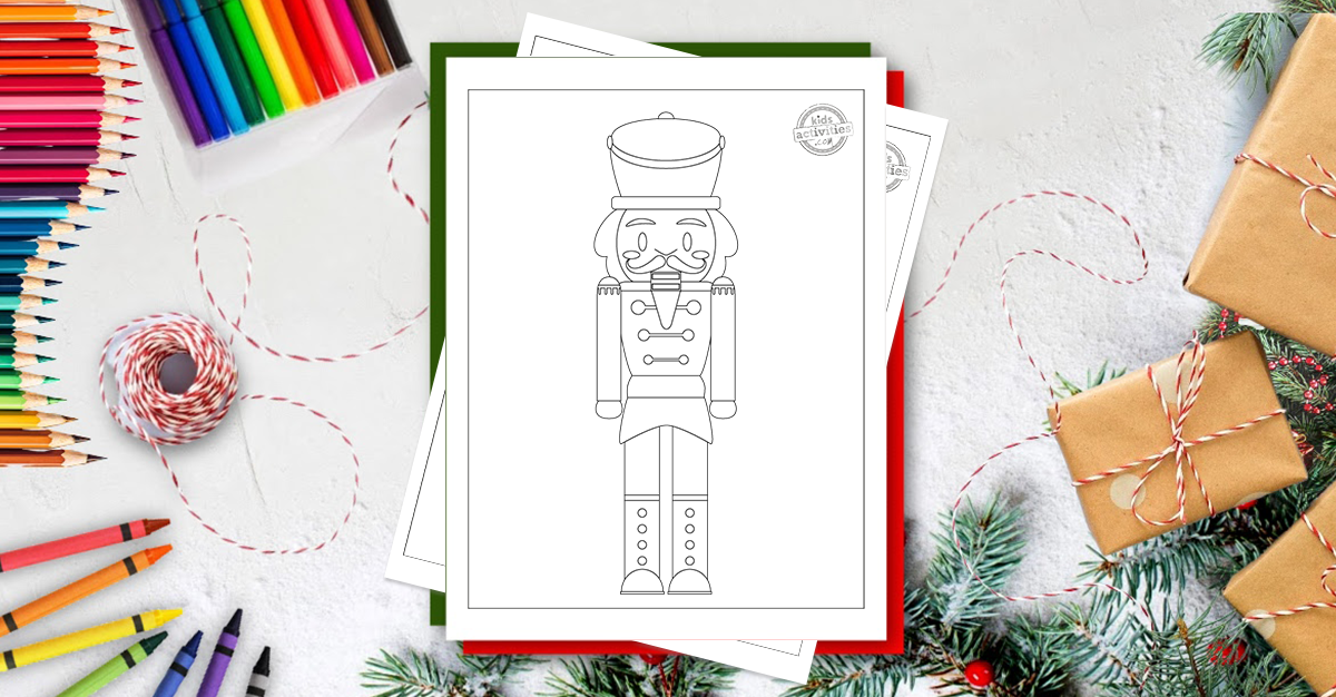 Free printable magical nutcracker coloring pages for kids