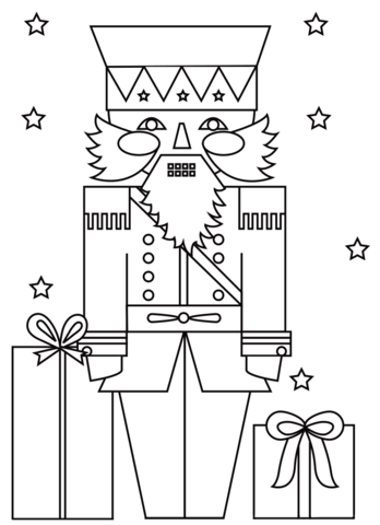 Christmas nutcracker soldier coloring page free printable coloring pages