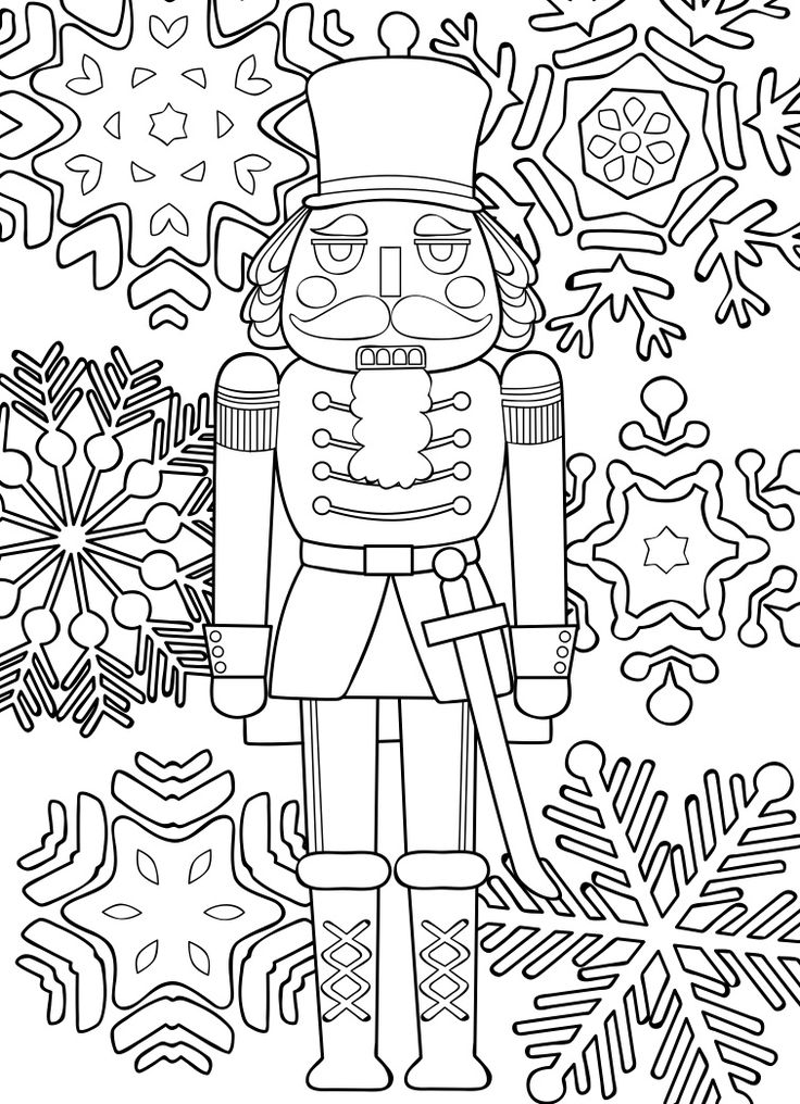 Printable nutcracker coloring pages for kids coolbkids â coloring for every day weihnachten zum ausmalen nussknacker weihnachtsmalvorlagen