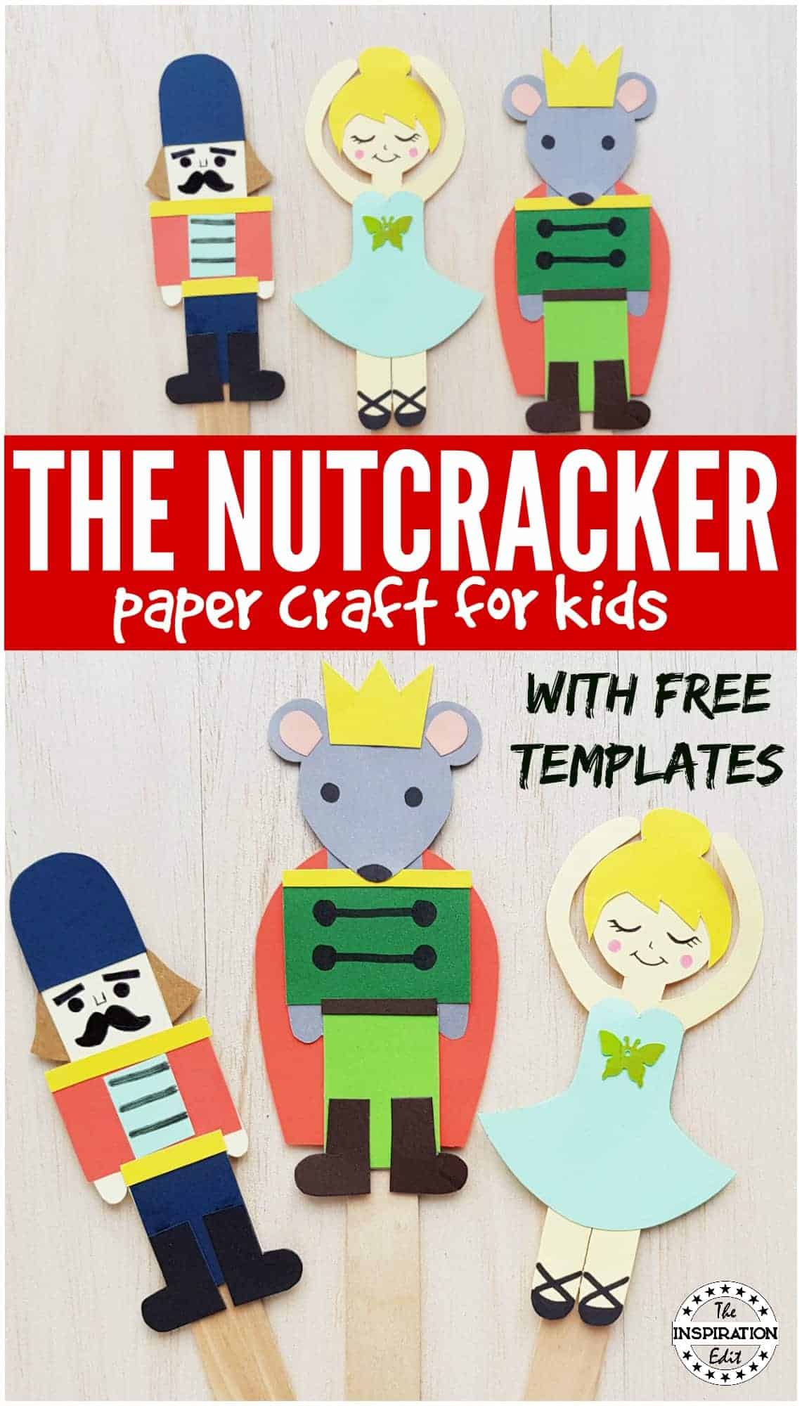 Nutcracker activity sheets and crafts for kids