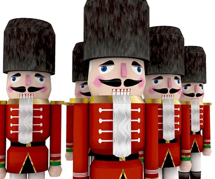 Nutcracker papercraft