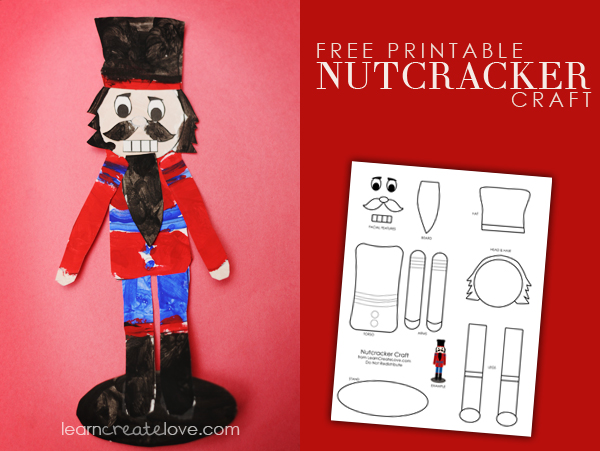 Printable nutcracker craft