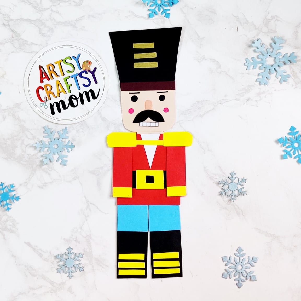 Cute and easy diy nutcracker bookmark for christmas